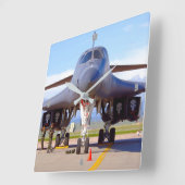 HORLOGE CARRÉE B-1B LANCER (Angle)