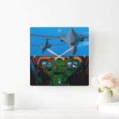 HORLOGE CARRÉE B-1B LANCER (Maison)