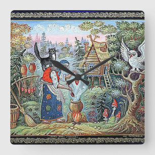 HORLOGE CARRÉE BABA JAGA