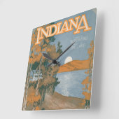 Horloge Carrée Back Home (Angle)