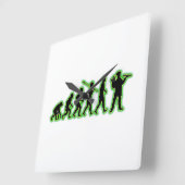 Horloge Carrée Baker (Angle)