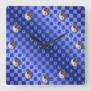 Horloge Carrée Balance & Boeuf de Terre