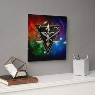 Horloge Carrée Balance Zodiaque Cadeau Astrologie