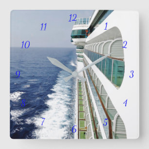 Horloge Carrée Balcony row time