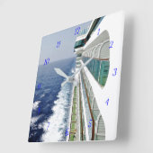 Horloge Carrée Balcony row time (Angle)