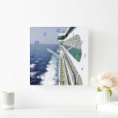 Horloge Carrée Balcony row time (Maison)