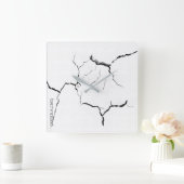 Horloge Carrée Balisage cool (Maison)