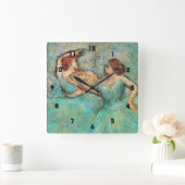 Horloge Carrée Ballerine par Degas (Maison)