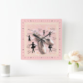 Horloge Carrée Ballet (Maison)