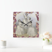 HORLOGE CARRÉE BALLET WALL CLOCK - CLOCKS DE CONCEPTION - VENIN D (Maison)