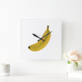 Horloge Carrée Banane (Maison)