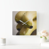 Horloge Carrée Bananes (Maison)