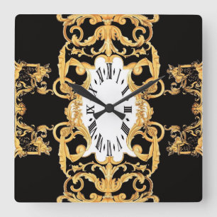 Horloge Carrée baroque