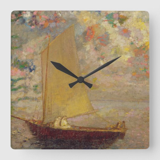 Horloge Carrée Bateau (Recto)
