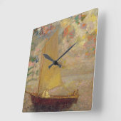 Horloge Carrée Bateau (Angle)