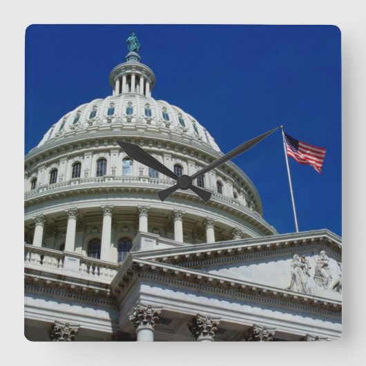 Horloge Carrée Bâtiment de capitol, Washington, Etats-Unis (Recto)