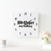 Horloge Carrée Be vaper (Maison)