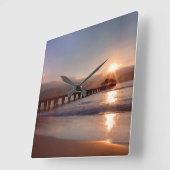 Horloge Carrée Beach at sunset (Angle)