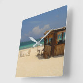Horloge Carrée Beach Bar (Angle)