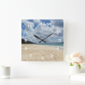 Horloge Carrée Beach clock (Maison)