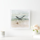 Horloge Carrée Beach Seagull Cove (Maison)