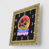 Horloge Carrée Beach Therapy-18920 (Angle)