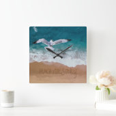 Horloge Carrée Beach Vibes (Maison)