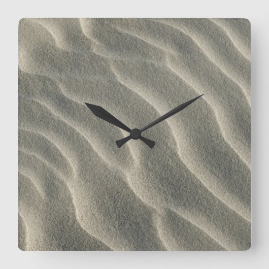 Horloge Carrée Beach Wall Clocks (Recto)