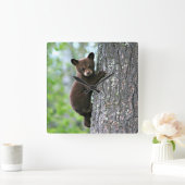 Horloge Carrée Bear Cub (Maison)