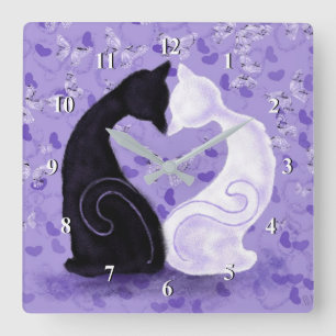 Horloge Carrée Beau amour