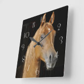 Horloge Carrée Beau arabian pur dans le décrochage (Angle)