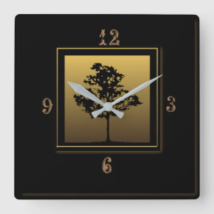 Horloge Carrée Beau art déco