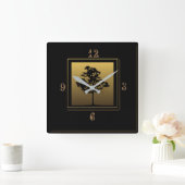 Horloge Carrée Beau art déco (Maison)