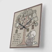 Horloge Carrée Beau cadeau (Angle)