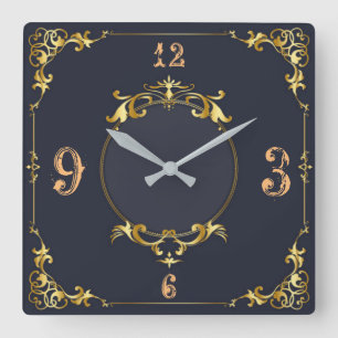 Horloge Carrée Beau vintage