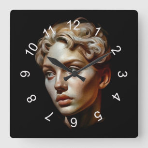 Horloge Carrée Beauté
