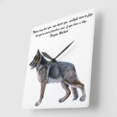 Horloge Carrée Beautiful German (Angle)