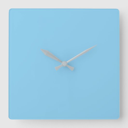 Horloge Carrée Bébé Bleu (Recto)