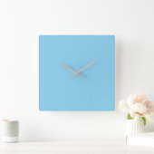 Horloge Carrée Bébé Bleu (Maison)
