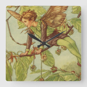 Horloge Carrée Beech Tree Fairy by Vision Studio