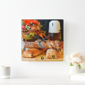 Horloge Carrée Beer Bread (Maison)