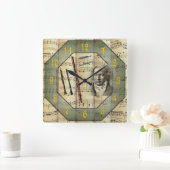 Horloge Carrée Beethoven~Symphony Orchestra~Woodwind Instruments~ (Maison)