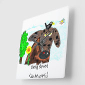 Horloge Carrée Being bored can be useful (Angle)