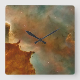 Horloge Carrée bel espace
