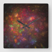 Horloge Carrée Belle abstraction (Recto)