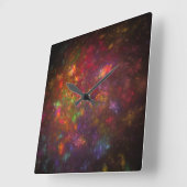 Horloge Carrée Belle abstraction (Angle)