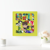 Horloge Carrée Ben 10 Alien Logo (Maison)