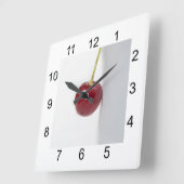 Horloge Carrée Berry de Red Cherry (Angle)