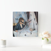Horloge Carrée Berthe Morisot - Le berceau (Maison)