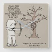 Horloge Carrée Better Next (Recto)